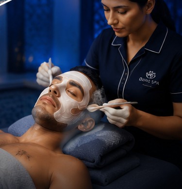 Soin du visage homme chez Omni Spa Tanger