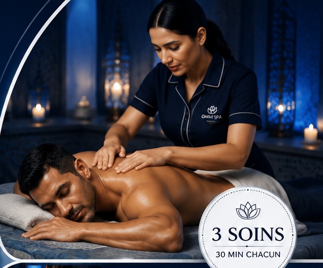 Massage relaxant 30 minutes chez Omni Spa Tanger